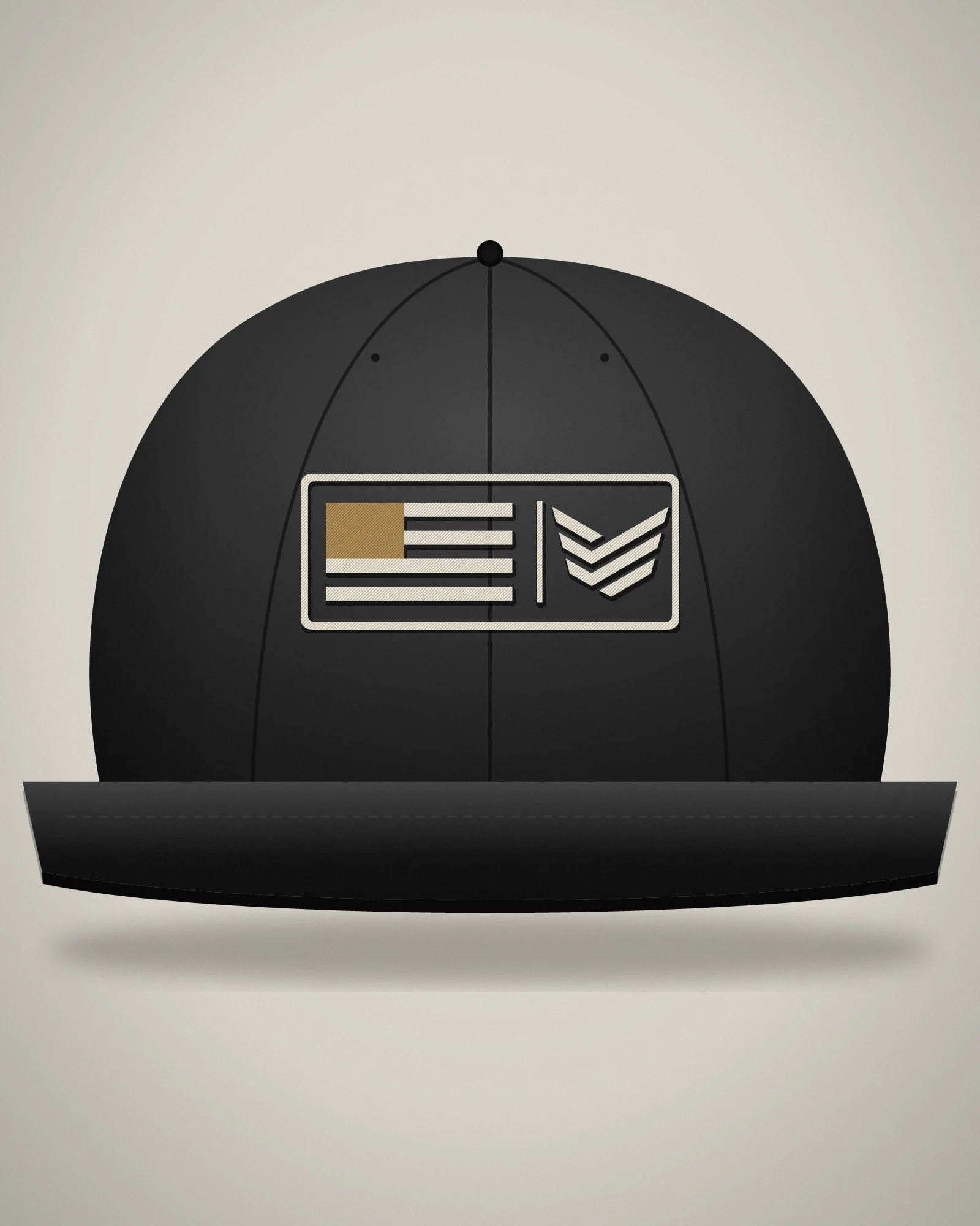 Subdued Flag Patch Snapback