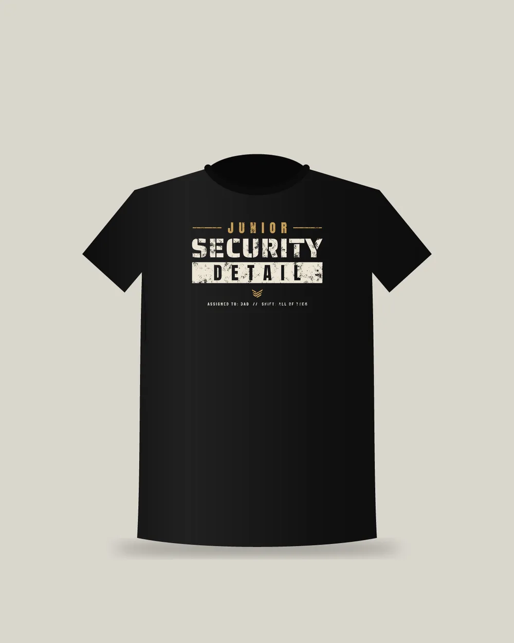 Junior Security Detail Tee, Black, view 3