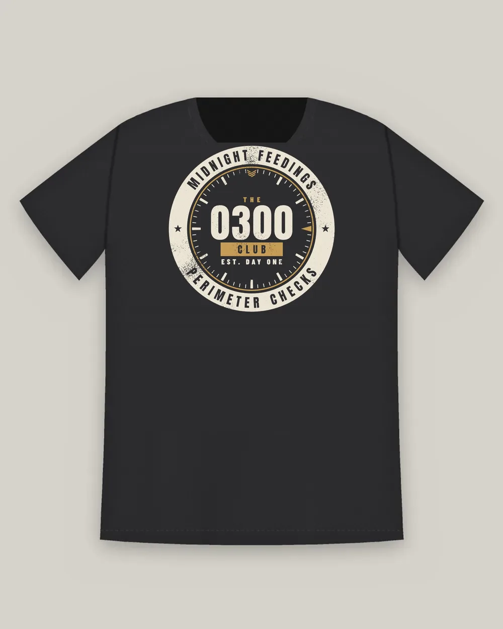 0300 Club Tee, Charcoal, view 3