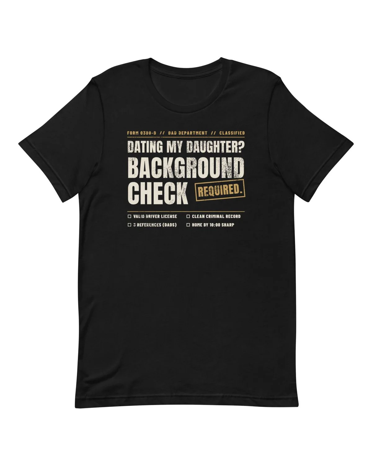 Background Check Required Tee