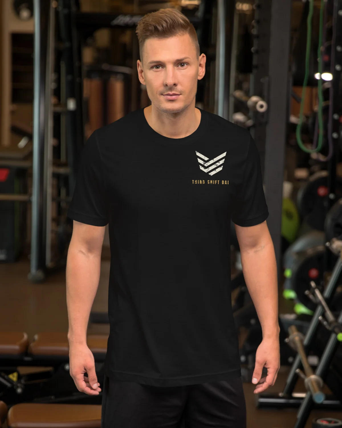 Front Door Security Tee, Black, view 4