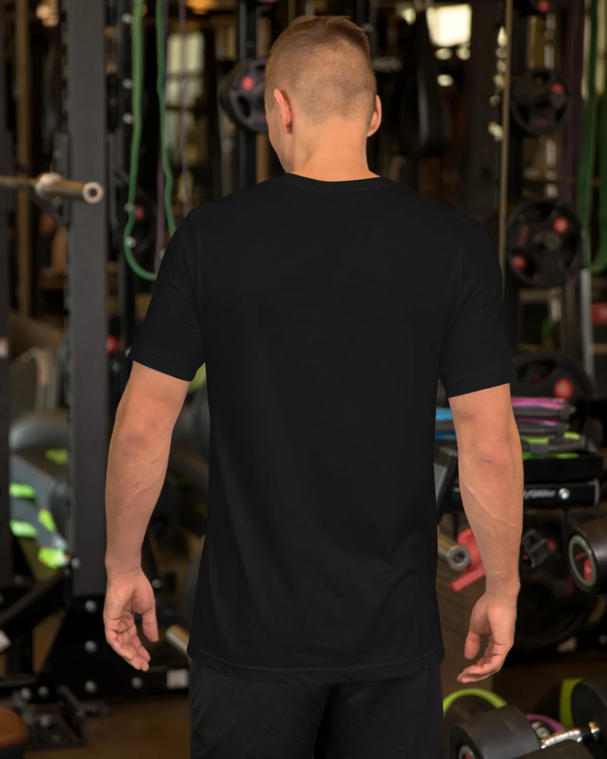 Hard to Kill. Easy to Hug. Tee, Black, view 3