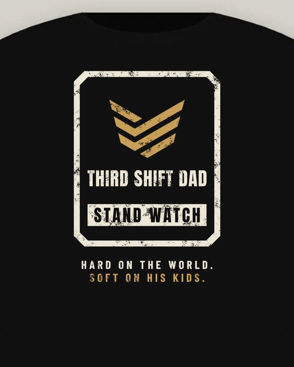 Stand Watch Tee, Black, view 7
